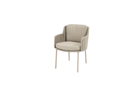  4 Seasons Bernini Chair W/cushion - Latte